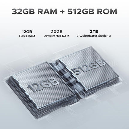 DOOGEE S118 Outdoor Handy Ohne Vertrag Android 14-10800mAh, 32GB RAM+512GB ROM/TF 2TB Octa-Core Outdoor Smartphone, 6.6” FHD+ baustellenhandy, 50MP AI Kamera Rugged Smartphone, IP68/NFC/Face ID/GPS
