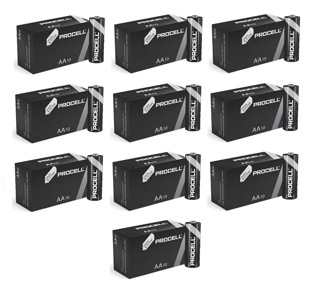 Duracelli leelispatareid 100 tk AA-suuruses