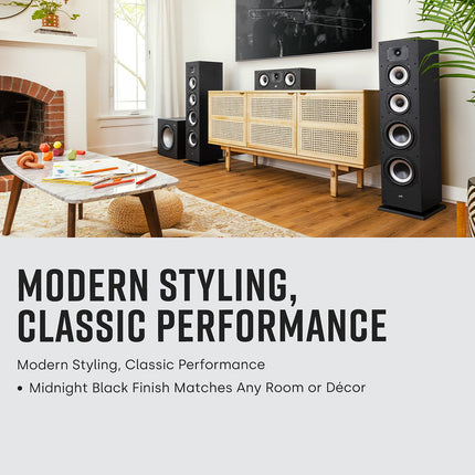 Polk Audio Monitor XT30 keskkõlar, Hi-Res sertifitseeritud, Dolby Atmos ja DTS:X ühilduv (tükk), must