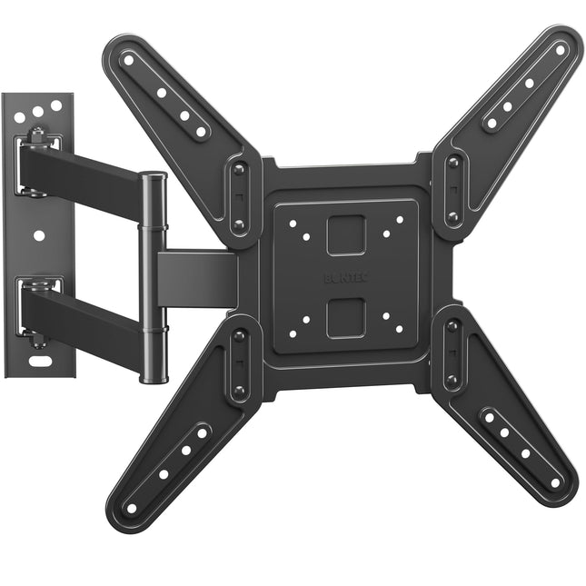 BONTEC TV seinakinnitus, pööratav ja kallutatav, sobib 26–60-tollistele LCD, LED, OLED, plasma, lameekraaniga ja kumeratele teleritele/monitoridele kuni 45 kg, max VESA 400x400 mm