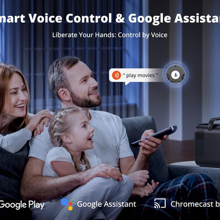 ETOE projektor 4K kodukino [Google TV litsentsiga Netflixiga], kaasaskantav välistingimustes kasutatav projektor 1000ANSI Full HD 1080P natiivne, Seal Pro nutiprojektor mobiilseadmetele, Bluetooth, Dolby Audio, autofookus, 200 tolli