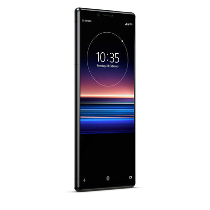 Sony Xperia 1 128 GB nutitelefon (16,5 cm (6,5 tolli) OLED-ekraan, kolmekordne kaamera, IP65/IP68, 6 GB RAM, Android 9) must