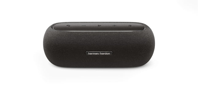 Harman Kardon Luna Bluetooth Speaker in Black – Portable, waterproof Bluetooth speaker – Up to 12 hours of battery life