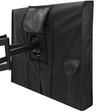 Mounting Dream outdoor TV cover for 41"-43" TV, weatherproof universal TV screen protector, with small pocket for remote control