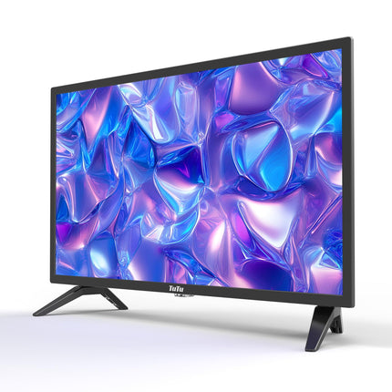TuTu TV 24-tolline (60 cm) HD LED-teler kolmekordse tuuneriga (DVB-T/T2-CS/S2), USB-meediapleieriga, HDMI, VGA, CI/CI+, hotellirežiim (2024, 220 volti)