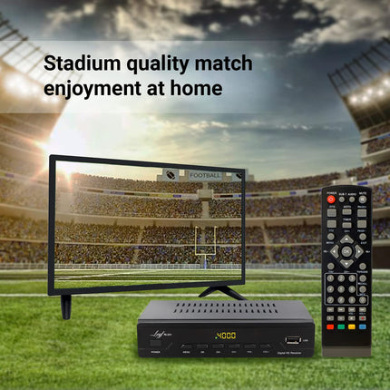 LEYF PA-2211 Cable Receiver DVB-C Digital Cable TV Full HD TV (DVB-C / C2, HDTV, DVB-T/T2, HD, SCART, USB) + HD Cable, Cable TV suitable for all cable providers