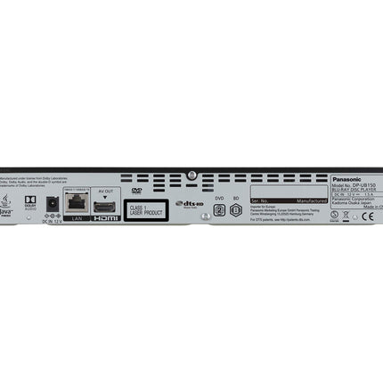 Lett.Blu-Ray DP-UB150EGK 4K HDR10 DbAtm