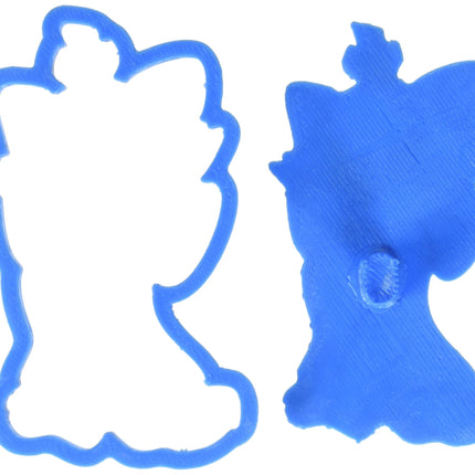 Küünenahalõikur Marie Aristogatos küpsisevorm, plastik, sinine, 8x7x1,5 cm