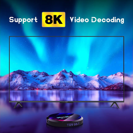 Sofobod H96MAX nutiteleri karp Android 9.0 4GB RAM 32GB ROM, H.265 dekodeerimine, HDIM 2.0, HD 4K 3D, USB 3.0, kahekordne WiFi 2.4G/5G BT4.0 teleri karp (ühekordne)