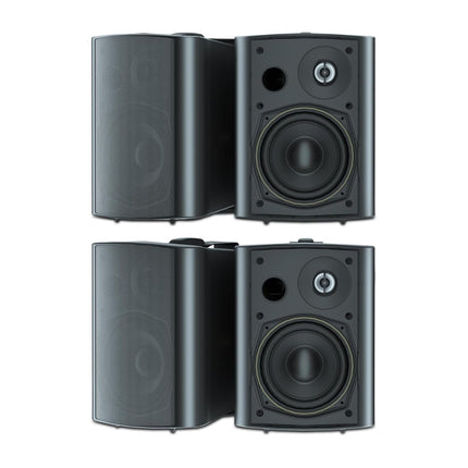 STUDIOFINIX 5,25-tolline 600-vatine veekindel õuekõlar, Bluetooth-ühilduv, aeda, terrassile, verandale, restorani, koju (4 kõlarit)