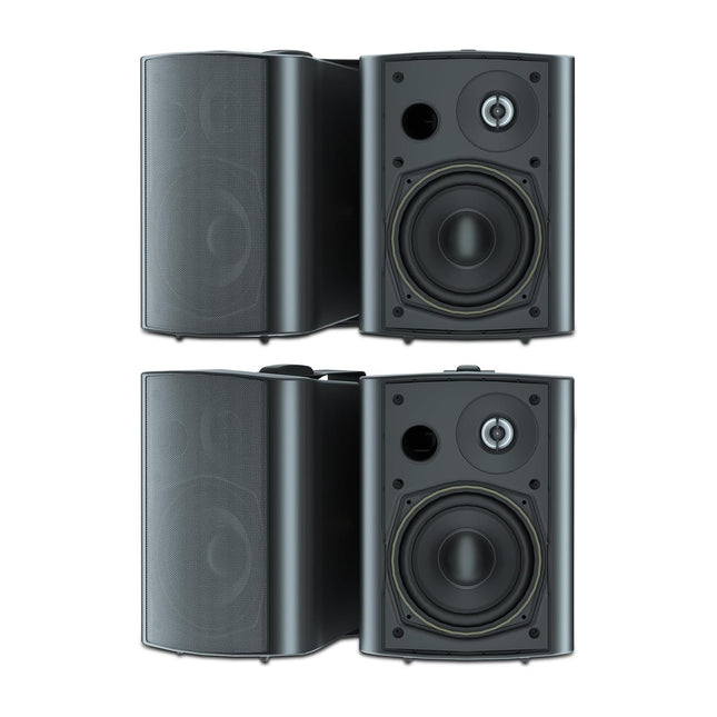 STUDIOFINIX 5,25-tolline 600-vatine veekindel õuekõlar, Bluetooth-ühilduv, aeda, terrassile, verandale, restorani, koju (4 kõlarit)