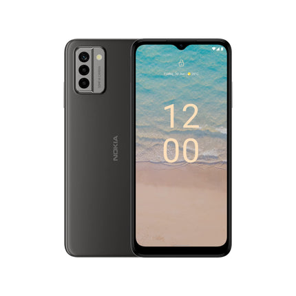 Nokia G22 6.52" HD+ kahe SIM-kaardiga Android 12 nutitelefoni komplekt koos autolaadijaga, 4/64 GB salvestusruumi, 3-päevase akuga, kiirparandusega, 2-aastaste operatsioonisüsteemi värskenduste, 3-aastase garantii ja igakuiste turvavärskendustega - hall
