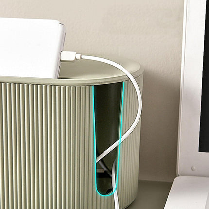Large socket box, cable organizer, cable organizer box, cable storage cable box, cable collector storage box, elegant cable box, wire storage box for home, cable organizer