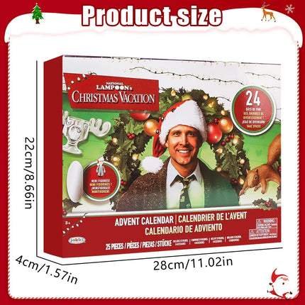 Lampoon's Christmas Vacation Advent Calendar 2024 24 Day Christmas Advent Calendar National Lampoon's Countdown Calendar Accessories Christmas Countdown Calendar Gifts