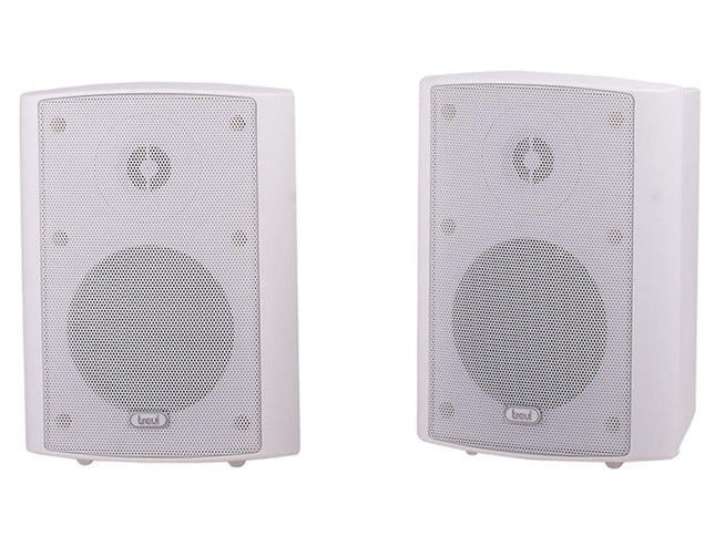 Trevi HTS 9410 – Kõlar (2.0 süsteem, universaalne, lakke paigaldatav, esikusse, lauale/raamaturiiulile paigaldatav, seinale paigaldatav, 100 W, 80 – 20000 Hz, 8 oomi) valge