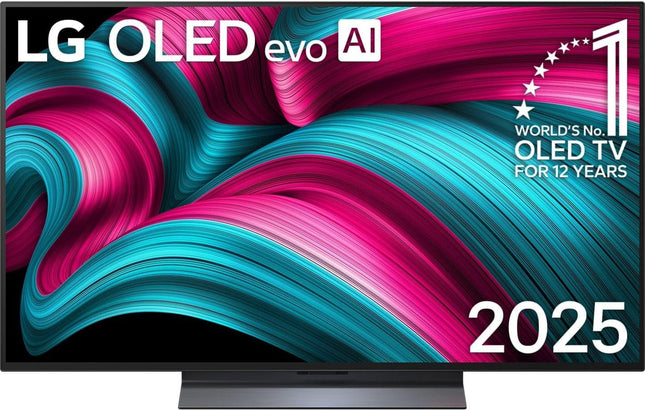LG OLED48C5ELB teler 48-tolline (121 cm) 4K OLED evo AI-teler (α9 Gen8 4K AI protsessor, webOS 25, 120 Hz (VRR kuni 144 Hz)) [mudeliaasta 2025]