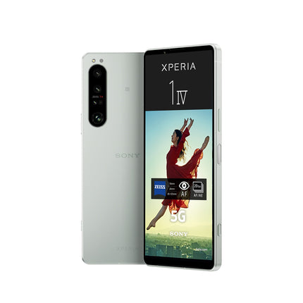 Sony Xperia 1 IV (5G nutitelefon, 6,5-tolline, 4K HDR 120 Hz OLED-ekraan, kolmekordne kaamera optilise suumiga (ZEISS T*), 3,5 mm heli, kahekordne SIM-kaart) 24+6-kuuline garantii [Amazoni eksklusiivne] valge, XQCT54C0W.YD