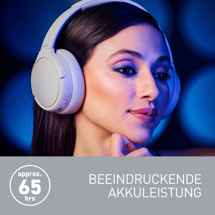 Panasonic M600B, juhtmevabad kõrvaklapid hübriid-ANC-ga, kõrvapealsed pöörlevad disainid, Bluetooth 5.3, sisseehitatud mikrofon, kuni 65 tundi taasesitust, XBS Deep, USB-C, must