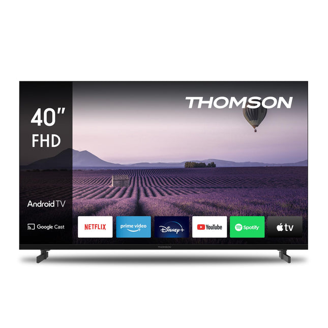 Thomson 40-tolline (101 cm) LED Full HD nutikas Android-teler, Google Assistant, WiFi, Dolby Digital, Bluetooth, kolmekordne tuuner (kaabel/satelliit/antenn), HDMI, CI+, A+ paneel - 40FA2S13
