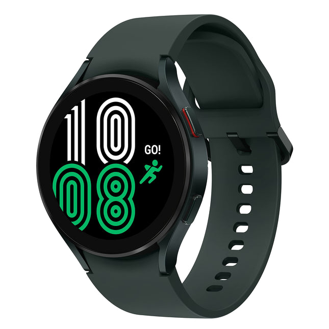 Samsung Galaxy Watch4, ümmargune LTE nutikell, Wear OS, aktiivsusmonitor, aktiivsusmonitor, 44 mm, roheline (saksa versioon)