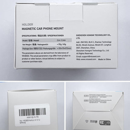 VICSEED autotelefoni hoidiku magnet MagSafe autokinnitusele [20 XN55 tugevaim magnet], täismetallist ja 360° pöörlev magnetiline autokinnituspulk [tugevaim 3M liim] iPhone 16 15 14 13 12 Samsungile