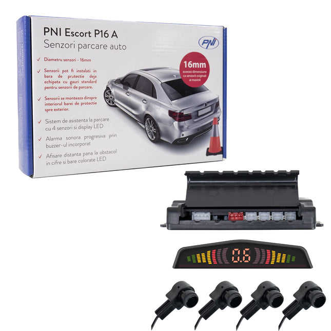 Parkimisandurid PNI Escort P16 A 4 vastuvõtjaga 16 mm OEM tüüpi