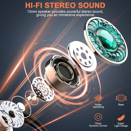 Bluetooth-kõrvaklapid spordile, kõrvasisesed kõrvaklapid, juhtmevabad Bluetooth 5.3 ENC mürasummutavad mikrofonid, HD-kõned, bass-stereoheli, kõrvaklapid, 60-tunnine mänguaeg, USB-C laadimisümbris, LED-ekraan, IP7 veekindlad kõrvaklapid
