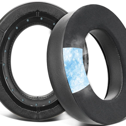 SOULWIT jahutusgeeliga vahetuskõrvapadjad Corsair HS75 XB HS70/Pro HS60/Pro HS50/Pro mängukõrvaklappidele/peakomplektile, suure tihedusega mürasummutava vahuga