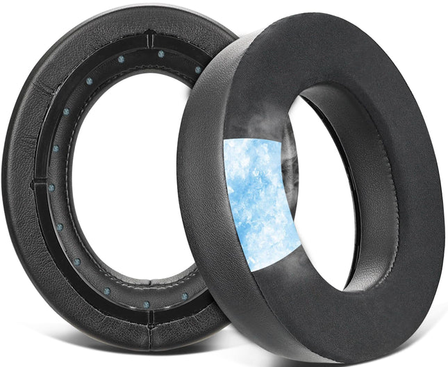 SOULWIT jahutusgeeliga vahetuskõrvapadjad Corsair HS75 XB HS70/Pro HS60/Pro HS50/Pro mängukõrvaklappidele/peakomplektile, suure tihedusega mürasummutava vahuga