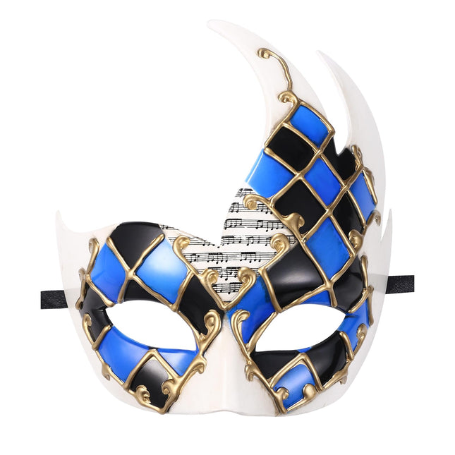 Aroncenti Veneetsia maskimeeste mask: mask karnevali ja halloweeni ballidele, muusikafestivalidele, mardi gras'ile, rüütlilik Itaalia Veneetsia mask