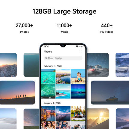 HONOR 70 Lite, nutitelefon 5G, 4GB+128GB, 6,5" 90Hz FullView ekraan, 5000mAh, Android 12, kahe SIM-kaardiga, südaöömust
