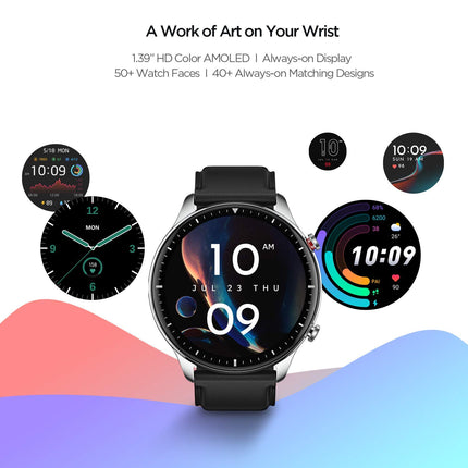 Amazfit GTR 2 Smartwatch Fitness Watch with Bluetooth Call Function, 12 Sports Modes, Blood Oxygen Saturation Monitor, 3GB Music Storage