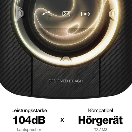 AGM M8 FLIP lepinguta klapiga telefon 4G, suurte nuppudega seenioride telefon, veekindel, SOS, kuuldeaparaatidega ühilduv, kiirvalimine, 104 dB kõlar, kahekordne SIM-kaart, 1500 mAh, must