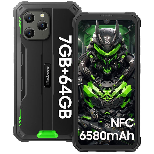 Blackview BV5300Pro Outdoor Mobile Phone Without Contract with 6580mAh Battery, 7GB+64GB/1TB SD Octa Core, 6.1" Construction Site Phone, 13MP+8MP, Outdoor Smartphone 4G Dual SIM, NFC/GPS/IP69K/2 Year Warranty