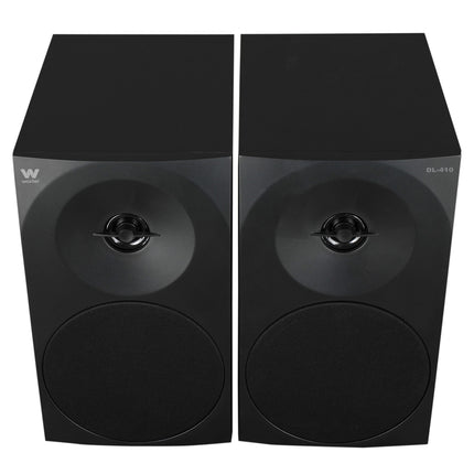 Woxter Dynamic Line 2.0 stereo speaker (powered by 150W, wood, 4 woofers, 2 tweeters, 3.5mm RCA, bass reflex control (volume, treble, bass), color black DL-410 Black Única