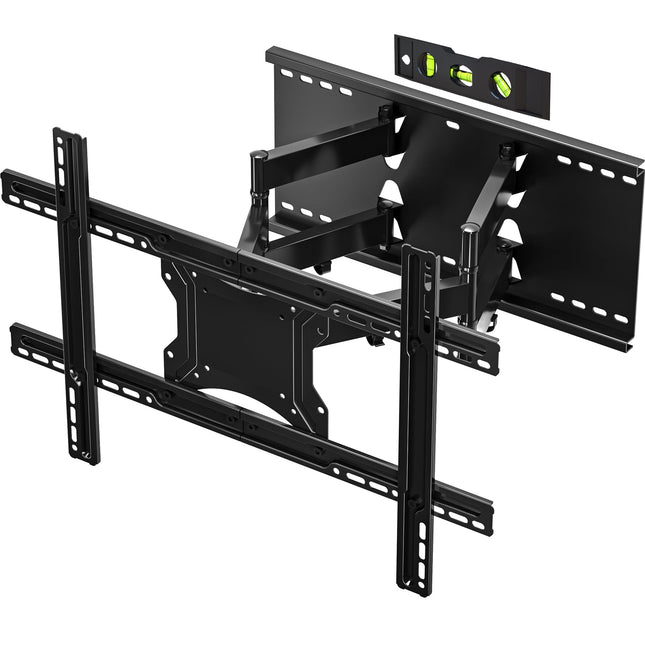 BONTEC TV seinakinnitus, pööratav ja kallutatav, 37-80-tollistele kumeratele LCD/LED-teleritele, täisliikumisega - kandevõime 65 kg - VESA 100x100-600x400