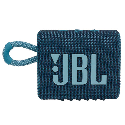 JBL Go 3: Portable Speaker with Bluetooth, Built-in Battery, Waterproof and Dustproof Feature Blue JBLGO3BLUAM