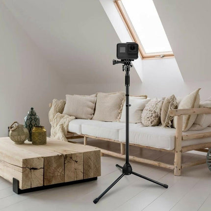 WinHub Projector Stand Projector Tripod Height Adjustable from 72 to 150cm Stand Portable Lightweight Projector Stand for Projector, Camera