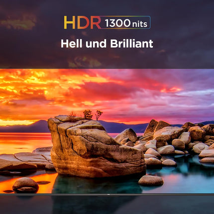 TCL 50QM8B televiisor MiniLED 50-tolline, QLED, 144Hz, 4K HDR Premium 1250 nitti, Google TV, Dolby Atmos, Onkyo, Game Master Pro 2.0