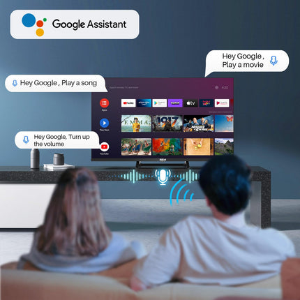 RCA nutiteler 32-tolline (80 cm) Android LED HD-teler WiFi, Bluetoothi, kolmekordse tuuneriga (DVB-T/T2, DVB-C, DVB-S/S2), rakenduste poe, USB ja HDMI-ga (SRA32HQ1, 2024)