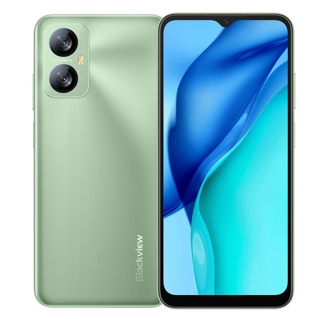 Blackview A52 Pro - 4G nutitelefon - mobiiltelefon T606 kaheksatuumalise protsessoriga - 6,5-tolline ekraan - 4 GB + 128 GB - 5180 mAh aku - 13 MP tagakaamera - roheline