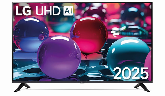 LG UHD teler AI 2025 | 43UA73 | 43 tolli (108 cm) | 4K UHD | HDR10 | webOS 25 | Alexa, Google Assistant | Netflix Disney+ C+ Prime Video | AirPlay 2