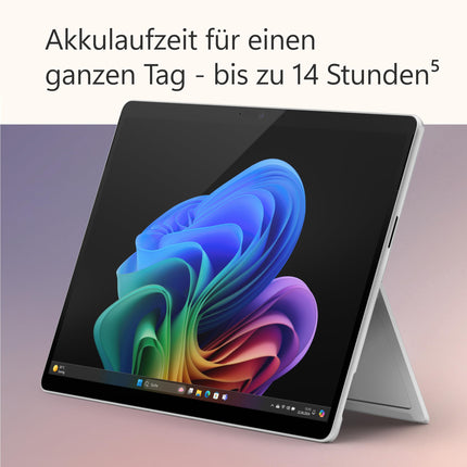 Microsoft Surface Pro (toiteadapter müüakse eraldi) | Copilot+ PC | 13-tolline OLED-puuteekraan | Snapdragon® X Elite (12 südamikku) | 32 GB RAM | 1 TB SSD | uusim mudel, 11. väljaanne | Platinum
