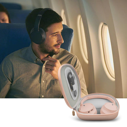 PAIYULE Case for Sony WH-CH720N WH-CH520 WH-1000XM4 Wireless Bluetooth Noise Cancelling Over The Ear Headphones, Carrying Case Organizer Travel Bag Pouch (Box Only) (Rose Gold)