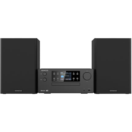 KENWOOD M-925DAB-B - Mikro HiFi-süsteem DAB+, CD, USB, Bluetoothi, 2 x 50 W RMS ja TFT-ekraaniga; Kesköömust