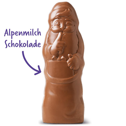 Milka Santa Claus Alpine Milk 24 x 45g I Chocolate Santa Claus Large Pack I Christmas chocolate made from 100% Alpine milk
