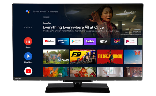 Toshiba 32LA3E63DAZ Android TV 32-tolline televiisor (Full HD nutiteler, HDR, kolmekordne tuuner, Dolby Audio, Bluetooth)
