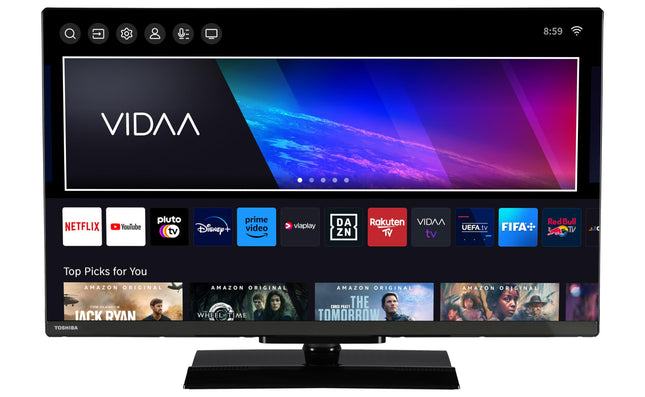 Toshiba 32LV3E63DAZ 32-inch TV/VIDAA Smart TV (Full HD, HDR, Triple Tuner, Bluetooth, Dolby Audio)