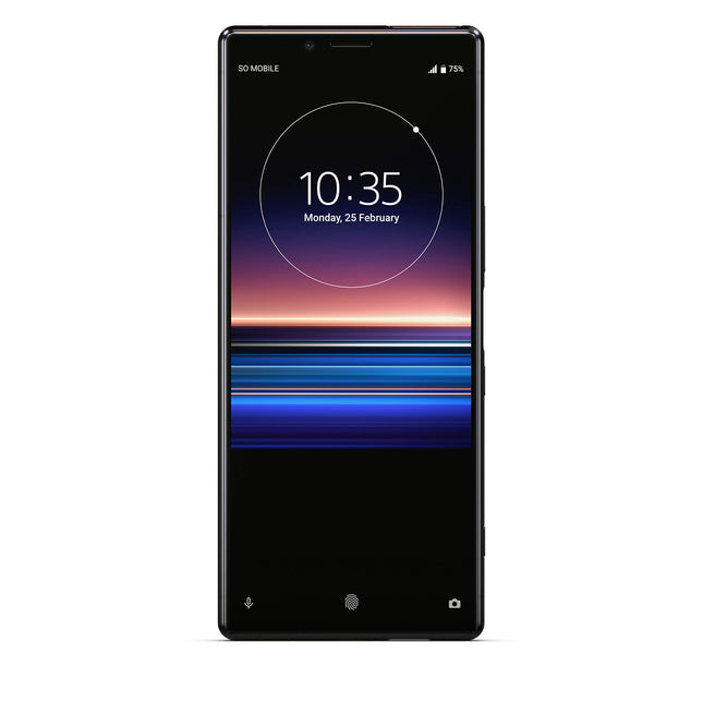 Sony Xperia 1 128 GB nutitelefon (16,5 cm (6,5 tolli) OLED-ekraan, kolmekordne kaamera, IP65/IP68, 6 GB RAM, Android 9) must