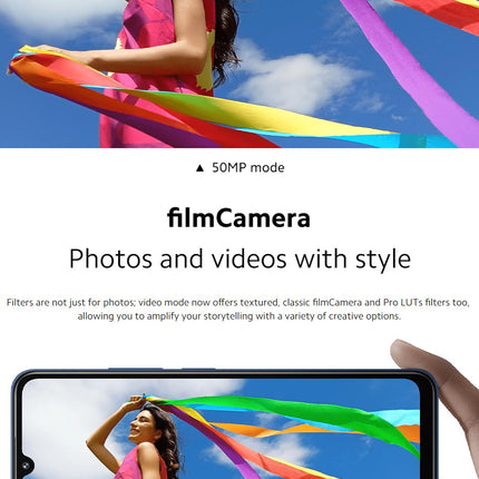 Xiaomi Redmi 14C NFC Mobile Phone 120Hz 6.88" Display, 8+256GB Smartphone Without with Helio G81 Ultra Processor and 50MP AI Dual Camera 5160mAh (This product does not have a charging head, Blue)